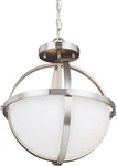 Sea Gull Lighting 7724602-962 Alturas Two-light Semi-flush Convertible Pendan.... Fixed Price $100.09.