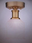 Z-lite Bryant 9.5 In. 1-LIGHT Heritage Brass Flush Mount 733F1-HBR. Fixed Price $37.95.