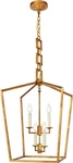 Elegant Lighting Denmark 4 Golden Iron Pendant. Fixed Price $299.00.