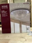 Hdc Mosby 15 In. 3-LIGHT Mirrored Stainless Steel Flush Mount. Fixed Price $32.59.