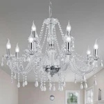 Modern Elegant 15 Lights K9 Crystal Glass Chandelier Pendant Ceiling Lighting.... Fixed Price $241.27.