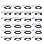 Nadair 24 Pack 4" Ic Rated Dimmable Ultra Recessed Slim Panel Light With Junc.... Fixed Price $416.05.