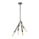 11849/6 Elk Home Black Light Contemporary Chandelier. Fixed Price $203.00.