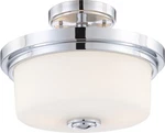 Nuvo Lighting 60/4593 Chrome Soho 2-LIGHT 13"W Semi-flush Ceiling Fixture. Fixed Price $141.99.