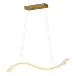 Vaxcel Edgewater 38" Linear Chandelier, Gilded Brass - P0428. Fixed Price $282.99.