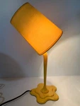Lumisource Whoopsy Yellow Plastic Paint Spill Lamp With Shade 16 In.. Fixed Price $40.00.