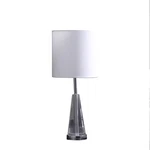 Ore HBL2477 Elli Prism Cone Shape Crystal Table Lamp, Silver Chrome, 21.5". Fixed Price $39.17.