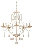 Minka Lavery Colonial Charm Light 28"W Taper Candle Style White Wash 2665-717. Fixed Price $325.00.