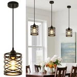 Wilon Farmhouse Pendant Lights For Kitchen ISLAND,5.9'' Spiral Cage L.... Fixed Price $38.08.
