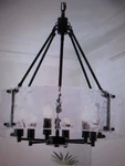 Adsensty 6-LIGHT Black Chandelier Hanging Pendant For Dining Room. Fixed Price $142.45.