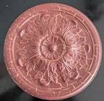 Ekena Millwork Legacy Acanthus Ceiling Medallion, Burnished Mahogany. Fixed Price $78.00.