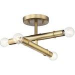 Designers Fountain 92711-OSB Emmett Semi-flush Mount Old Satin Brass. Fixed Price $65.00.