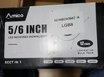 Amico 12 Pack 5/6 Inch Led Disk Lights, Flush Mount, 5CCT 2700K-6000K Dimmable. Fixed Price $35.99.