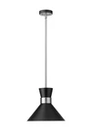 Z-lite Light Pendant 728P13-MB-BN, Matte Black / Brushed Nickel 13" *new*. Fixed Price $62.53.