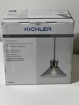Kichler Sley Mini Pendant Brushed Nickel / Smoke Tinted Glass Shade New. Fixed Price $39.99.