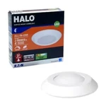 Halo 4 In. White Integrated Led Recessed Ceiling Mount Light Trim 3000K. Fixed Price $14.95.