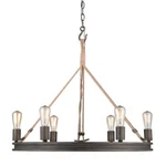 Golden Lighting Chatham Chandelier, Gunmetal Bronze 1048-6GMT. Fixed Price $374.99.
