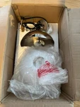 Fine Modernist Hudson Valley Mitzi Polished Nickel Pendant Ceiling Light Fixture. Fixed Price $125.00.