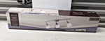 Allen + Roth 33.5IN 3-LIGHT Brushed Steel Transitional Track Bar Ss New. Fixed Price $48.37.