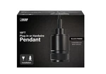 Feit Electric 60W 1-LIGHT Pendant Matte Black Industrial Style, Plug. Fixed Price $14.99.