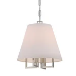 Crystorama 2254-PN Westwood 13.5" 4-LIGHT Mini Chandelier Polished Nickel. Fixed Price $398.00.