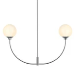 Elegant Lighting LD816D36 Nyomi 2 36"W Chandelier - Chrome. Fixed Price $93.50.