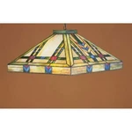 Meyda Lighting 17'SQ Prairie Wheat Pendant, Beige Green Lt Blue Burgundy - 26464. Fixed Price $597.60.