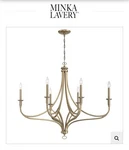 Minka Lavery Covent Park Six Light Island Chandelier 1097-740. Fixed Price $220.00.