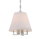 Crystorama Westwood Lt Nickel Mini Chandelier 2254-PN. Fixed Price $398.00.
