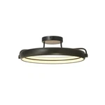 Abra Lighting 18" Dual Led Ring Flushmount, Black 30083FM-MB-RAVE. Fixed Price $322.00.