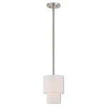 Livex Lighting 51040-91 Claremont Mini Pendant Brushed Nickel. Fixed Price $113.96.