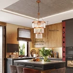 15.7" Bohemia Wood Bead Chandelier 5-LIGHT Pendant Lamp Ceiling Fixture. Fixed Price $80.29.