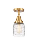 Innovations Lighting 447-1C-10-5 Bell Semi-flush 5"W Satin Gold / Deco. Fixed Price $154.00.