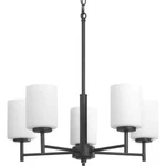 Progress Lighting P4319-31 Replay 5 21" Wide Pillar Candle Chandelier, Bla. Fixed Price $125.00.