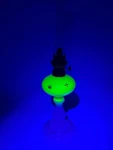 Victorian Antique French Kerosine Oil Lamp Vaseline Opaline Milk Glass Enamel. Fixed Price $379.50.