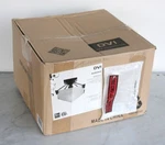 Dvi Lighting Aurora Chandelier. Semi Flush Mount DVP7612 Satin Nickel New Box. Fixed Price $195.00.