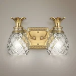 Hinkley Bath Plantation Small Two Light Vanity 13" Burnished Brass. Fixed Price $319.00.