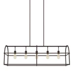 Capital Lighting 825751 Bronze 5-LIGHT 46"W Linear Chandelier. Fixed Price $222.88.