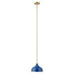 Henn&hart 10" Blue/brass Metal Pendant. Fixed Price $73.55.