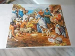 Vintage Natural Light Beer Poster First Thanksgiving Art Promo Print 27X23 Vtg. Fixed Price $89.99.