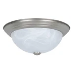 Sunset Lighting Luminance 2-LIGHT Satin Nickel Flush Mount F7632-53. Fixed Price $16.99.