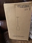 Craftmade P445BNK1 Pendant 6" Corded Mini Brushed Polished Nickel. Fixed Price $62.39.