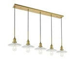 Pendant Lighting Kitchen Island Farmhouse Glass Shades Dining Room 5 48". Fixed Price $336.81.