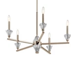 Kichler 52001 Calyssa Light 28"W Crystal Taper Candle Style - Nickel. Fixed Price $80.92.