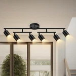 Track Fixtures Ceiling Black, 6-LIGHT Lighting(black),. Fixed Price $78.29.