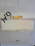 Globe Electric 60998 Kyle 2-LIGHT Flush Mount Ceiling Light.. Fixed Price $49.95.