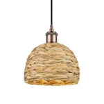 Innovations Lighting 516-1P-9-8 Woven Rattan Pendant Antique. Fixed Price $220.00.