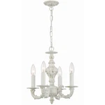 Crystorama 5124-AW Paris Market Mini Chandelier Antique White. Fixed Price $238.00.