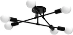 Dellemade Modern Sputnik Chandelier 6LIGHT Ceiling 6LED Bulbs Black. Fixed Price $31.87.
