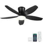 Ceiling Fans With LIGHTS-36 Low Profile And Remote/app.... Fixed Price $58.53.